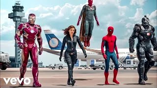 CJ  Whoopty Robert Cristian amp ERS Remix  Captain America Civil War Airport Battle Scene [upl. by Arannahs]