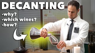 How To DECANT WINE Like A Pro 3 Things You Need To Know Nerd Lab [upl. by Infield]