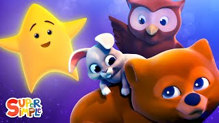 Lullaby Forest  A Twinkle Twinkle Bedtime Movie  Super Simple Songs [upl. by Edac955]