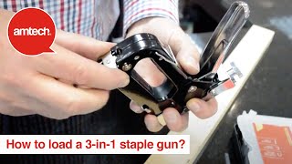 How To Load An Amtech 3in1 Staple Gun [upl. by Seravart784]