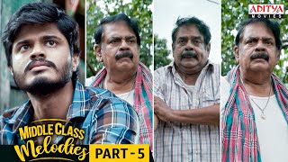 Middle Class Melodies Movie Part 5  Hindi Dubbed Movie  Anand Deverakonda  Varsha Bollamma [upl. by Ylirama]