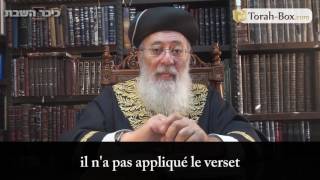 Vayigach  Pas dexcuse   Rav Chlomo AMAR [upl. by Betthel]