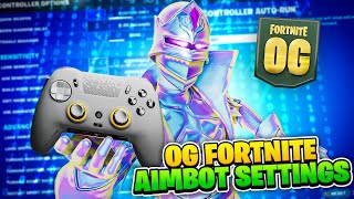 NEW BEST Aimbot Controller Settings For Fortnite Season OG BEST XBOXPS4 Sensitivity [upl. by Sprague]