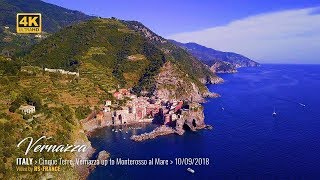 4K  Cinque Terre Vernazza up to Monterosso al Mare  Italy [upl. by Thorn]