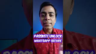 WhatsApp Passkey New Security Secret🤯 WhatsAppPasskey WhatsAppSecurity TechUpdate [upl. by Tracy234]