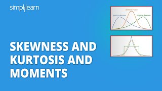 Skewness And Kurtosis And Moments  What Is Skewness And Kurtosis  Statistics  Simplilearn [upl. by Esiocnarf]