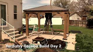 Gazebo build [upl. by Chuah]