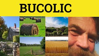 🔵 Bucolic Meaning  Bucolic Examples  Bucolic Definition  GRE 3500 Vocabulary  Bucolic [upl. by Kehsihba107]