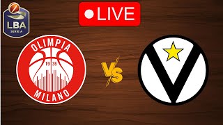 🔴 Live Olimpia Milano vs Virtus Bologna  Live Play By Play Scoreboard [upl. by Sonni]