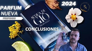 Acqua di Gio Profondo Parfum  Conclusiones [upl. by Davidoff]