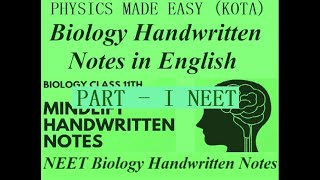 PART 1 BEST NEET BIOLOGY REPEATER NOTES BASIS OF CLASSIFICATION METAMERIC ENGLER amp PRANTL  4 [upl. by Gerek]