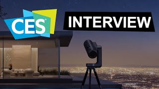 Unistellar Odyssey Smart Telescope Interview at CES 2024 [upl. by Dnanidref]