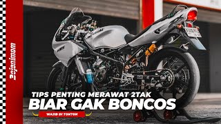 CARA MERAWAT MOTOR 2TAK YANG BENAR ‼️ NINJA RR NINJA SS R F1ZR RX KING NSR🔥 [upl. by Grannia]