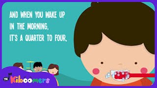 Brush Your Teeth Lyric Video  The Kiboomers Preschool Songs amp Nursery Rhymes for Healthy Habits [upl. by Panta620]