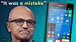 Satya regrets killing Windows Phone now [upl. by Balac]