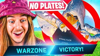 I Won A Game Of Warzone With NO PLATES [upl. by Schapira]