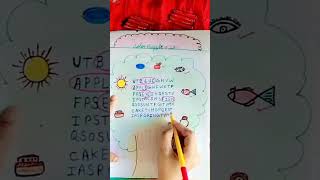 English worksheet UKG claas ✍️ puzzle 🧩 activitysorts youtubeshorts viralshort [upl. by Slade]