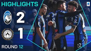 ATALANTAUDINESE 21  HIGHLIGHTS  Atalanta secure comeback win  Serie A 202425 [upl. by Alyakim528]