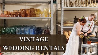 2024 Antique Booth Challenge Day 29  Vintage Wedding Rentals [upl. by Brynne]