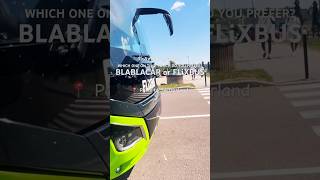 Paris to Anywhere part of EUROPE BLABLACAR or FLiXBUS blablacar flixbus bus youtubeshorts 303 [upl. by Mccoy]