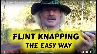 How to knap a flint on your muzzleloader [upl. by Swope]