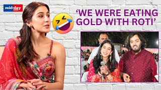 Sara Ali Khan reveals most heartwarming moment from RadhikaAnant Ambanis Jamnagar prewedding [upl. by Ahsitil]