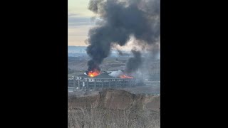 Drones Hit Spetznaz Special Forces University in Chechnya [upl. by Conchita]