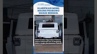 Kronologi Mobil Maung Prabowo Masuk Bengkel seusai 1 Minggu Pemakaian Pemilik Bengkel Buka Suara [upl. by Domonic]