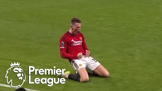 Scott McTominay heads Manchester United 21 in front of Chelsea  Premier League  NBC Sports [upl. by Yrreb546]