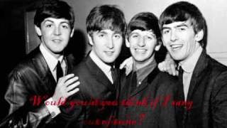 With a Little Help From My Friends  The Beatles with lyrics [upl. by Ajani706]