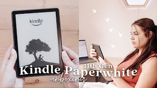 📖 Kindle Paperwhite 11th Gen  Unboxing amp Setup [upl. by Epps781]