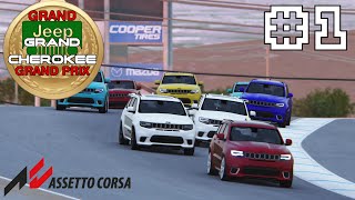 Assetto Corsa  Grand Jeep Grand Cherokee Grand Prix  1 [upl. by Dnomsad454]