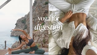 daily yoga practice for digestion [upl. by Gorton783]