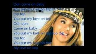 love on top beyonce lyrics [upl. by Weingarten]