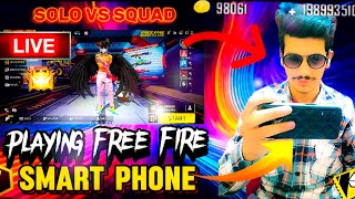 BEST SOLO VS SQUAD GAMEPLAY ON MOBILE PLAYER GARENA FREE FIRE BHAVYA IS GO 🔴LIVE STREAM [upl. by Iroak]