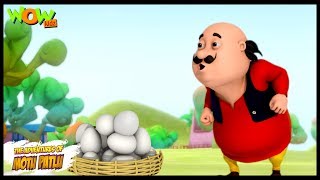 Motu Patlu Cartoons In Hindi  Animated cartoon  Motu ke ande  Wow Kidz [upl. by Ocihc]