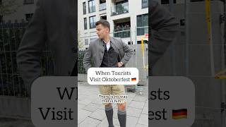 Tourists at Oktoberfest be like 🇩🇪 ft paulomucYT comedy germany german oktoberfest [upl. by Inalej854]