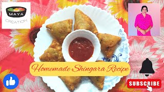 Home Made Singhara Recipe  Home made  Samosa Recipe😋 [upl. by Ringsmuth]