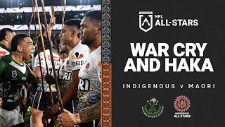 NRL All Stars 2022  War Cry v Haka  NRL [upl. by Goldston504]