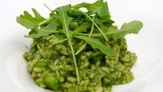 Spinazie risotto met courgette en groene asperges [upl. by Serg]