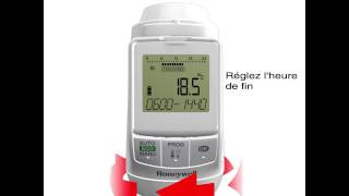 Programmation de la tête programmable TheraPro HR90  Honeywell Home [upl. by Moyra]