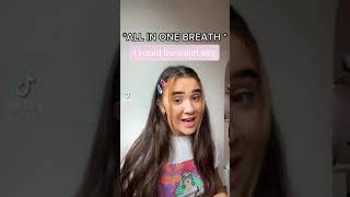 ONE BREATH SINGING CHALLENGE MIKA GRACE KELLY shorts [upl. by Neau171]