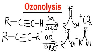 Ozonolysis  Oxidative Cleavage  Alkyne Reaction  Organic Chemsitry [upl. by Rehteh694]