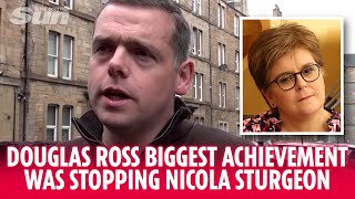 Douglas Ross biggest achievement was stopping Nicola Sturgeon amp SNP in 2021 [upl. by Saihtam871]