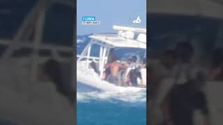 Shocking video shows boaters dumping trash into ocean in Florida [upl. by Errol]