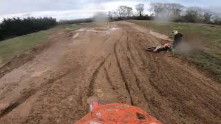 This week we battled the weather and rode at the oldest Uk motocross track Weedon MX 4 [upl. by Keslie]