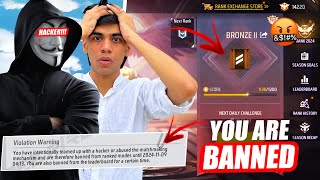 Again Banned🤬Im Playing with HackerMust Watch [upl. by Felicle]