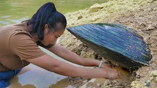 The mining process of freshwater pearls collecting wild highquality pearls purely by hand [upl. by Legin]