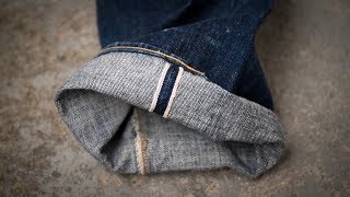 How To CUFF your RAW SELVEDGE DENIM JEANS [upl. by Asiilanna870]