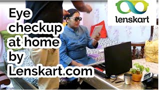 👓Lenskartcom  Full Eye Testing Checkup at Home  Home Optical [upl. by Bowlds]